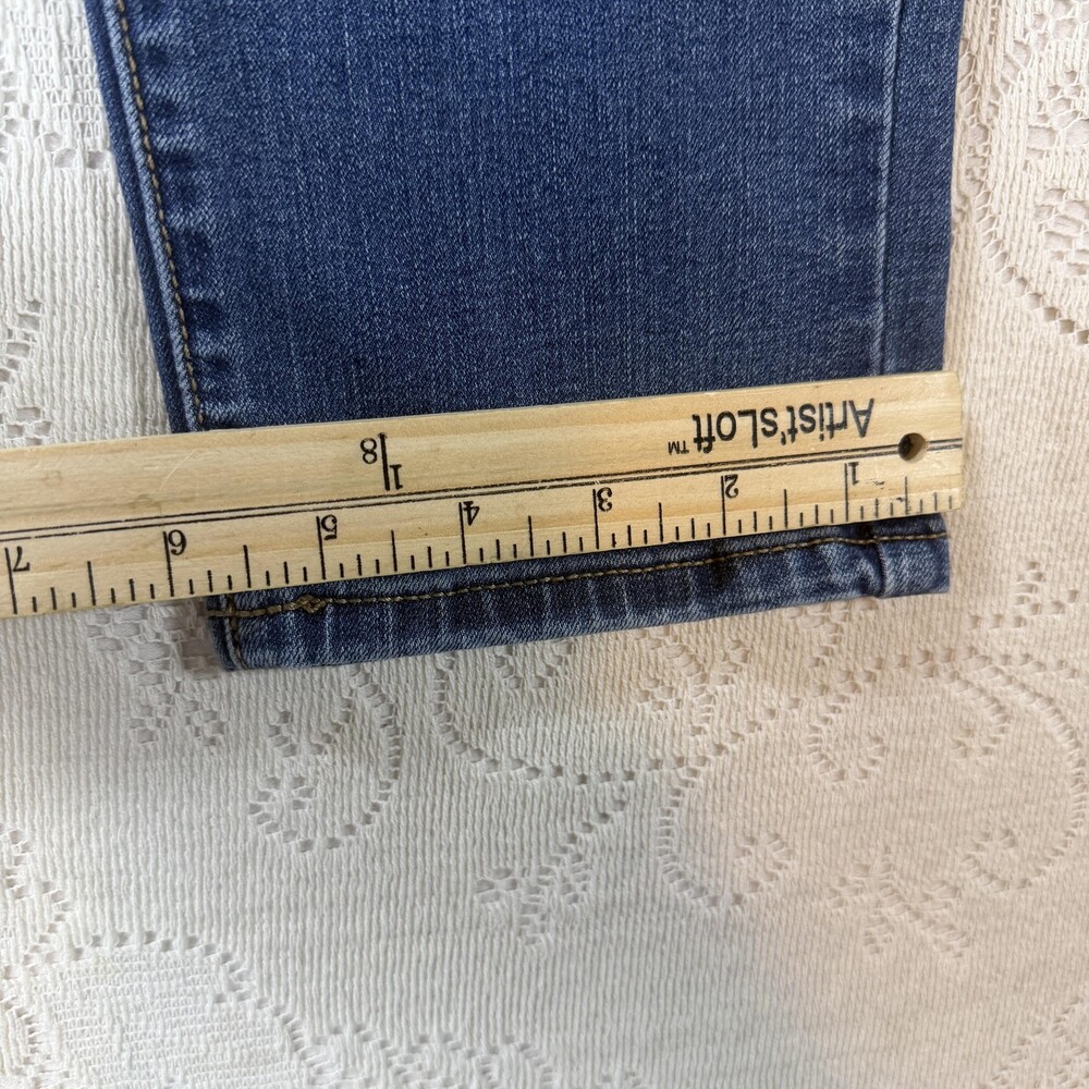 SONOMA Goods For Life Jeans Womens 12 Blue High Rise Skinny Button Fly Stretch - Picture 3 of 13